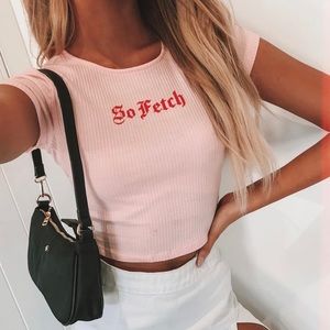 Princess Polly So Fetch Crop Top